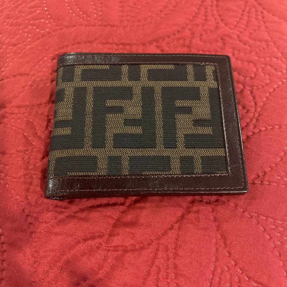 Beautiful Fendi Zucca Wallet, Vintage, Excellent Preloved Condition